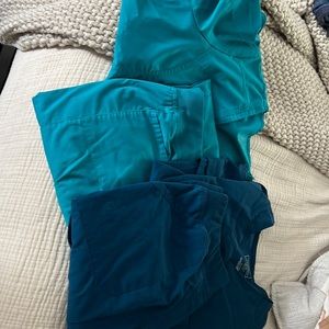 2 sets of Cherokee scrubs. Size medium. Regular length